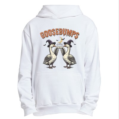 Goosebumps Geese Funny Halloween Witches Hat Urban Pullover Hoodie