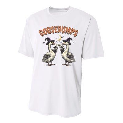 Goosebumps Geese Funny Halloween Witches Hat Performance Sprint T-Shirt