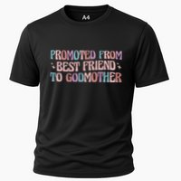 Godmother Gifts For Godparents On Baptism Day Promoted From Best Friend To Godmo Cooling Performance Crew T-Shirt