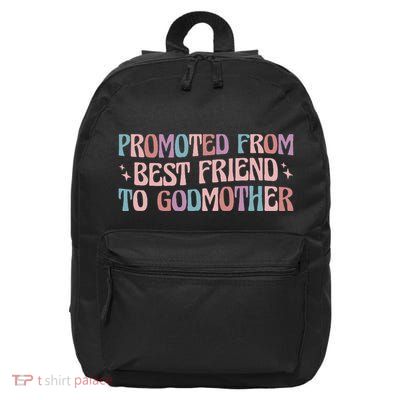 Godmother Gifts For Godparents On Baptism Day Promoted From Best Friend To Godmo 16 in Basic Backpack