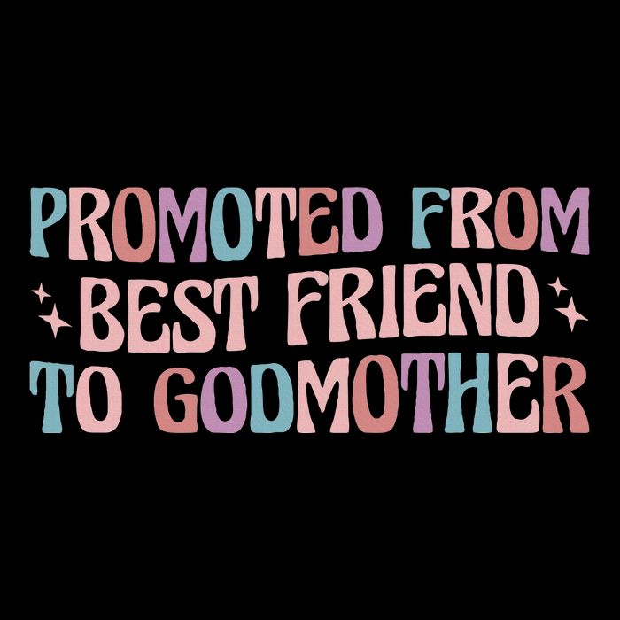 Godmother Gifts For Godparents On Baptism Day Promoted From Best Friend To Godmo 16 in Basic Backpack
