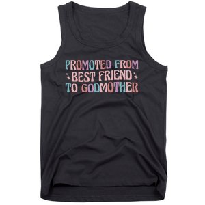 Godmother Gifts For Godparents On Baptism Day Promoted From Best Friend To Godmo Tank Top