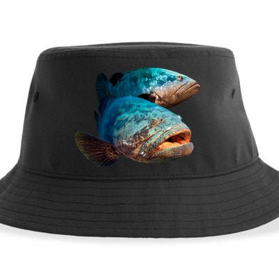 Goliath Grouper Fish Sustainable Bucket Hat