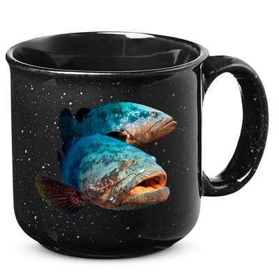 Goliath Grouper Fish 15oz Campfire Ceramic Mug