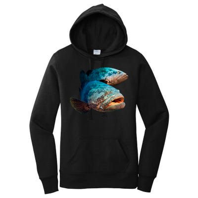 Goliath Grouper Fish Women's Pullover Hoodie