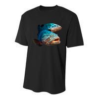 Goliath Grouper Fish Youth Performance Sprint T-Shirt