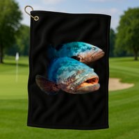 Goliath Grouper Fish Golf Towel