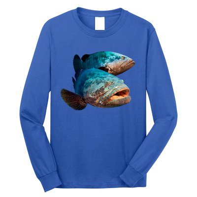 Goliath Grouper Fish Long Sleeve Shirt