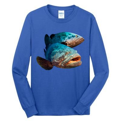 Goliath Grouper Fish Tall Long Sleeve T-Shirt