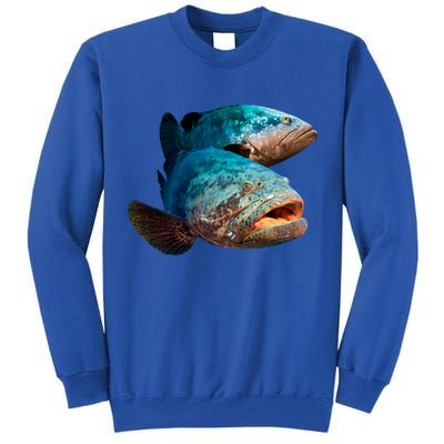 Goliath Grouper Fish Tall Sweatshirt