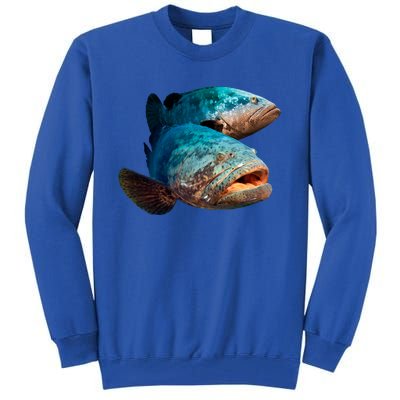 Goliath Grouper Fish Tall Sweatshirt