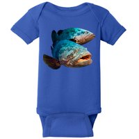 Goliath Grouper Fish Baby Bodysuit