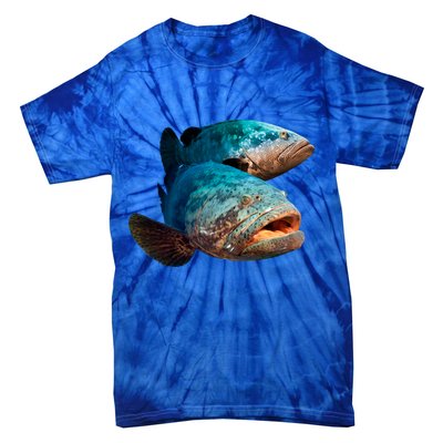 Goliath Grouper Fish Tie-Dye T-Shirt