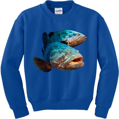 Goliath Grouper Fish Kids Sweatshirt
