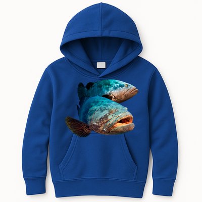 Goliath Grouper Fish Kids Hoodie
