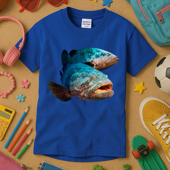 Goliath Grouper Fish Kids T-Shirt