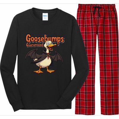 Goosebumps Guaranteed Funny Halloween Long Sleeve Pajama Set