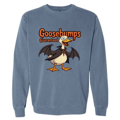 Goosebumps Guaranteed Funny Halloween Garment-Dyed Sweatshirt