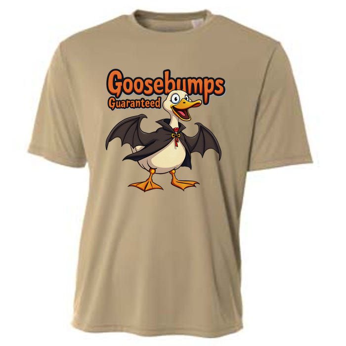 Goosebumps Guaranteed Funny Halloween Cooling Performance Crew T-Shirt