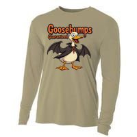 Goosebumps Guaranteed Funny Halloween Cooling Performance Long Sleeve Crew