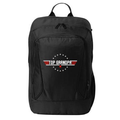 Grandpa Gift From Grandkids Son Daughter City Backpack