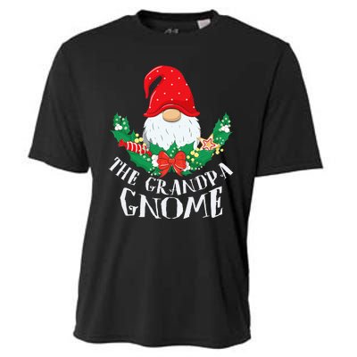 Grandpa Gnome Funny Matching Family Christmas Party Pajama Cooling Performance Crew T-Shirt