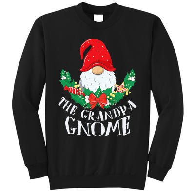 Grandpa Gnome Funny Matching Family Christmas Party Pajama Sweatshirt