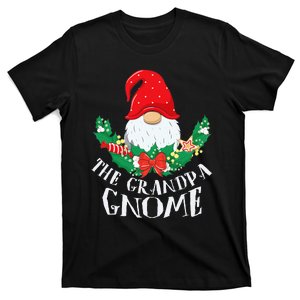 Grandpa Gnome Funny Matching Family Christmas Party Pajama T-Shirt