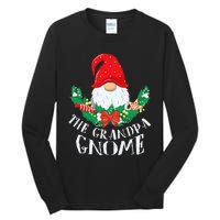 Grandpa Gnome Funny Matching Family Christmas Party Pajama Tall Long Sleeve T-Shirt