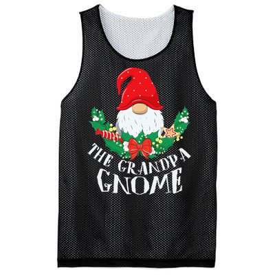 Grandpa Gnome Funny Matching Family Christmas Party Pajama Mesh Reversible Basketball Jersey Tank