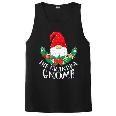 Grandpa Gnome Funny Matching Family Christmas Party Pajama PosiCharge Competitor Tank