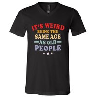 Grandpa & Grandma Funny Old People Retro Gift V-Neck T-Shirt