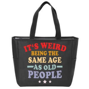 Grandpa & Grandma Funny Old People Retro Gift Zip Tote Bag