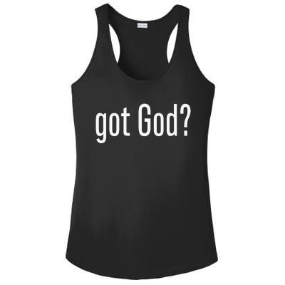 Got God Funny Christian Jesus Religion Ladies PosiCharge Competitor Racerback Tank