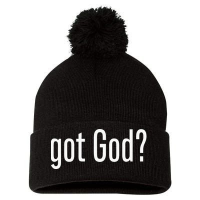 Got God Funny Christian Jesus Religion Pom Pom 12in Knit Beanie