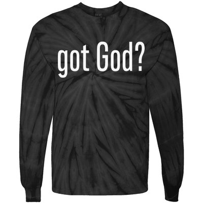 Got God Funny Christian Jesus Religion Tie-Dye Long Sleeve Shirt