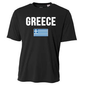 Greece Greek Flag Souvenir Cooling Performance Crew T-Shirt