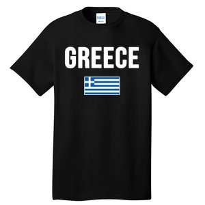 Greece Greek Flag Souvenir Tall T-Shirt