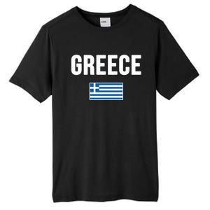 Greece Greek Flag Souvenir Tall Fusion ChromaSoft Performance T-Shirt