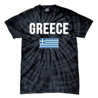 Greece Greek Flag Souvenir Tie-Dye T-Shirt