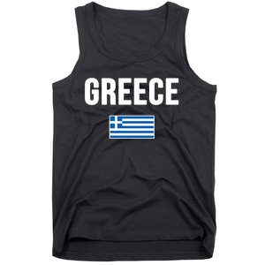 Greece Greek Flag Souvenir Tank Top