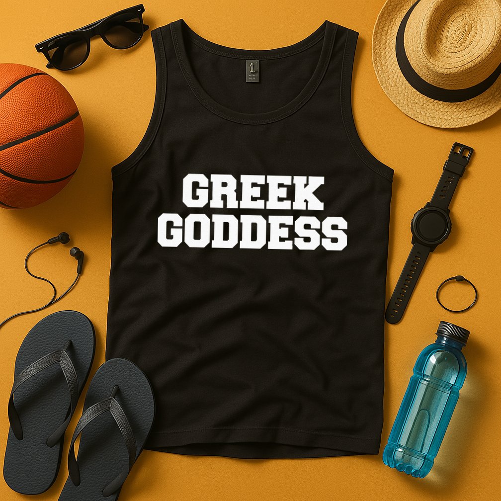 Greek Goddess Funny Fraternity College Frat Party Greek Tank Top