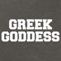 Greek Goddess Funny Fraternity College Frat Party Greek Cotton Canvas Backpack