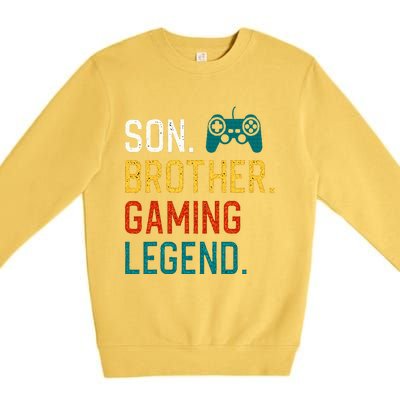 Gaming Gifts For Teenage 8 12 Year Old Christmas Gamer Premium Crewneck Sweatshirt