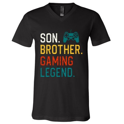 Gaming Gifts For Teenage 8 12 Year Old Christmas Gamer V-Neck T-Shirt