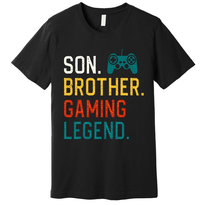 Gaming Gifts For Teenage 8 12 Year Old Christmas Gamer Premium T-Shirt