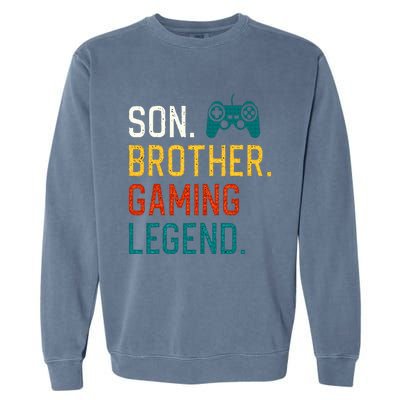 Gaming Gifts For Teenage 8 12 Year Old Christmas Gamer Garment-Dyed Sweatshirt