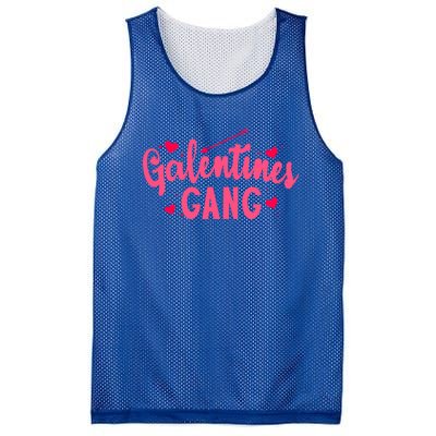 Galentines Gang Funny Valentines Day Quote Outfit Meaningful Gift Mesh Reversible Basketball Jersey Tank