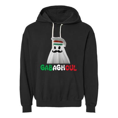 Gaba Ghoul Funny Garment-Dyed Fleece Hoodie