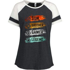 Gaming Gifts For Teenage 816 Year Old Gamer Enza Ladies Jersey Colorblock Tee